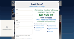 Desktop Screenshot of datatrack-labs.co.uk